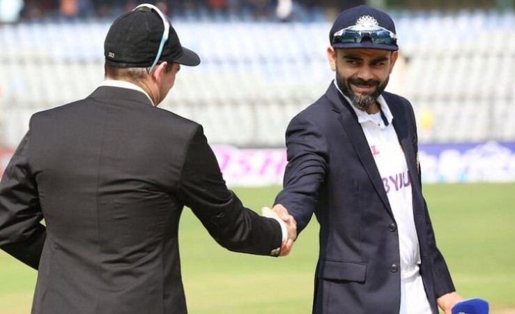 Ind Vs NZ: India win toss chose to bat first against New Zealand in Mumbai test