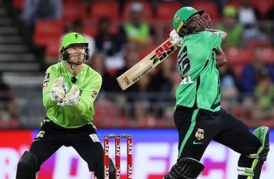 BBL 2021: Andre Russel hit 34 runs in just 6 balls playing for Melbourne Stars