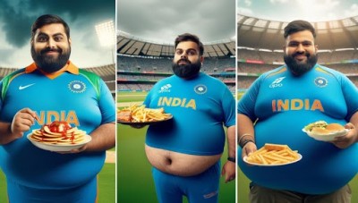 AI tool creates funny picture of Indian cricketers