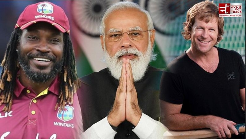 PM Modi congratulated Jonty Rhodes-Chris Gayle on Republic Day, players gave this reply