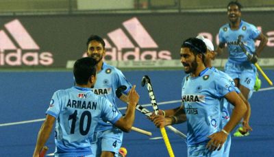 हॉकी टूर्नामेंट ने भारत की जीत