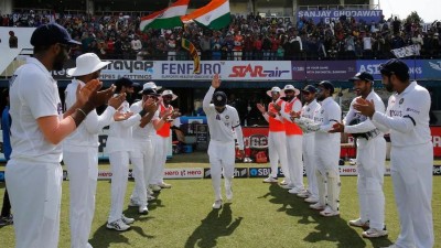 Team India gave guard of honor to Virat in the 100th test.., Kohli hugged captain Rohit.. Watch video