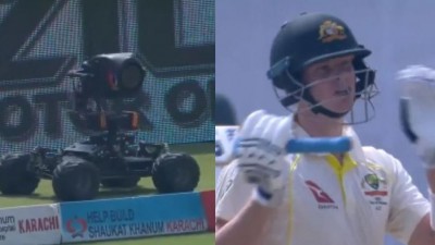 Pak VS Aus: Steve Smith got furious suddenly while batting? Watch Video