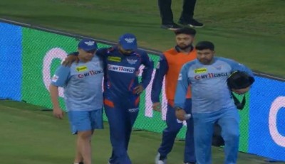 IPL 2023: फील्डिंग करते वक़्त चोटिल हुए केएल राहुल, दर्द से कराहते हुए गए मैदान से बाहर