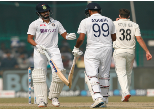 IND vs NZ 1st Test Day 4: 6 विकेट के नुकसान पर टीम इंडिया ने जड़े 119 रन