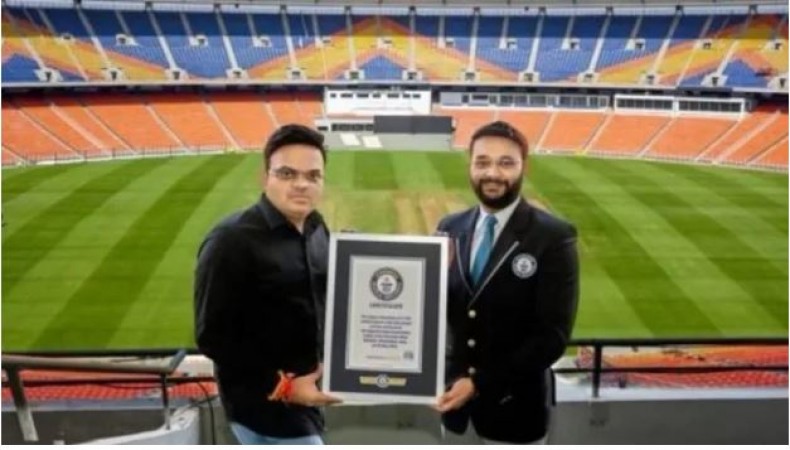 ‘नरेंद्र मोदी स्टेडियम’ के नाम दर्ज हुआ गिनीज वर्ल्ड रिकॉर्ड, पूरी दुनिया में बजा भारत का डंका