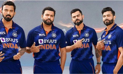 Team India gets 'Billion Cheers Jersey,' to be seen in new look in T20 World Cup