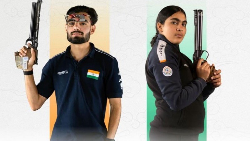 भारत के नाम एक और स्वर्ण, सुरुचि और कमलजीत ने मिक्स्ड 10 मीटर एयर पिस्टल में जीता गोल्ड