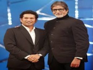 Sachin congratulates Big B for winning the Dadasaheb Phalke Award