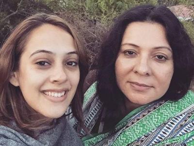 Hazel Keech thanks her mother-in-law after undergoing a nose surgery