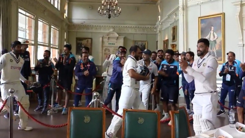 WATCH: Indian Dressing Room Rushes Downstairs To Welcome Its Players ...