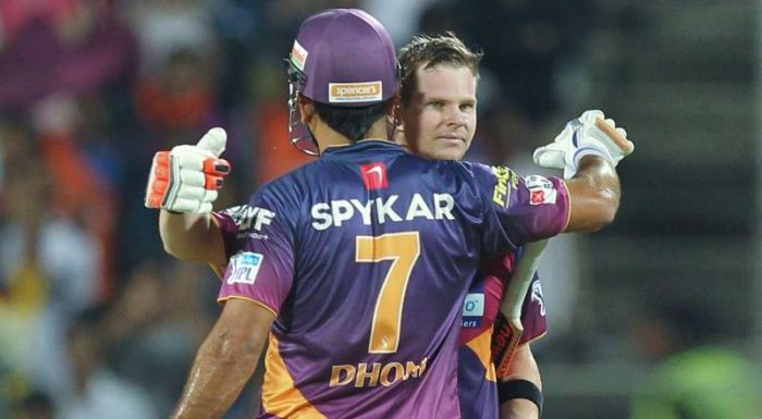 Steve Smith replaced MS Dhoni as a captain