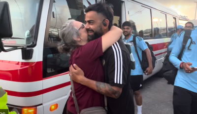 Emotional Moment at Port of Spain: West Indies Player's Mother Breaks Down in Virat Kohli's Arms