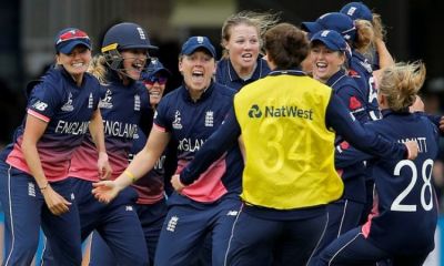 England wins the ICC Women world cup title by beating India in the final
