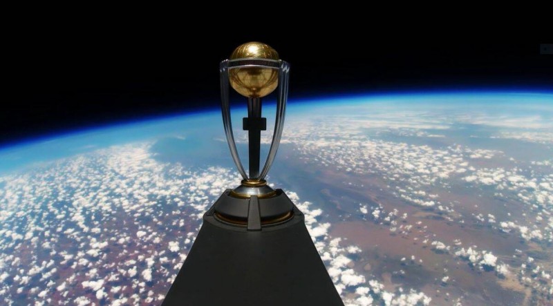 Cricket's Biggest Spectacle Takes Off: ICC World Cup Trophy Soars to Space on Stratospheric Balloon