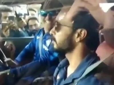 Viral Video: Rishabh Pant, Kedar Jadhav  enjoys MS Dhoni's Hummer ride
