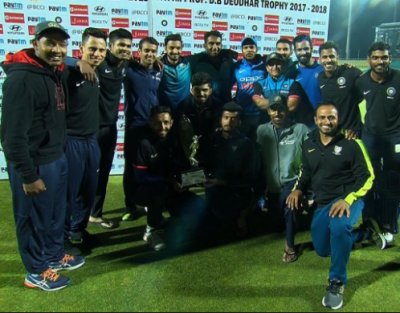 Deodhar Trophy 2018: India ‘B’ beats Karnataka in the final