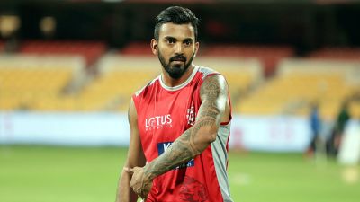 KL Rahul performs his best at the warm-up match