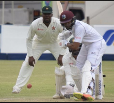 West Indies with a huge lead in the first test match.