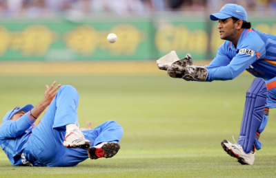 MS Dhoni caught 200 catches behind the wicket in Indian soil.