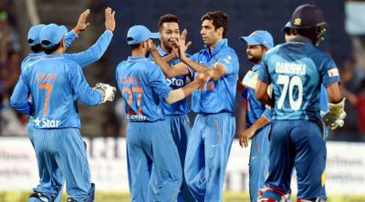 India win the lone T20I against Sri Lanka by seven wickets
