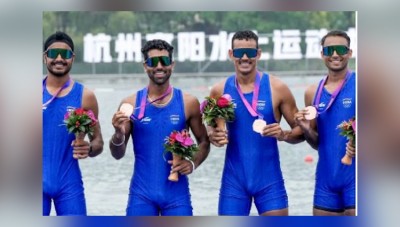 India Secures Bronze in Thrilling Men's Coxless Four Final at Asian Games 2023