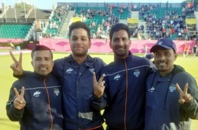 भारतीय टीम ने लॉन बॉल्स पुरूष फोर में जीता मेडल