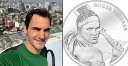 55 thousand silver coins issued in Federer's name