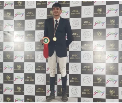 Big News: 14-year-old Aman Raj Singh won National Equestrian Competition