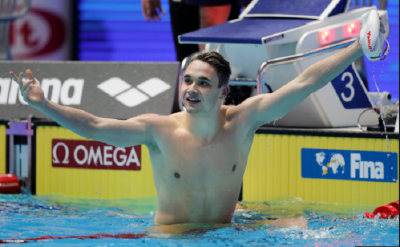 Hungarian 19-year-old swimmer Kristof Milak Breaks a Venerable Michael Phelps Record
