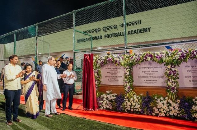 Odisha CM Patnaik inaugurated three football training centers