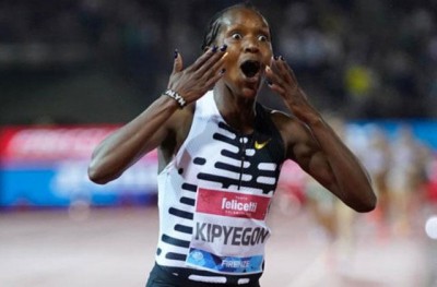 कीनिया की धाविका ने महिलाओं के 1500 मीटर दौड़ में कायम किया नया रिकॉर्ड