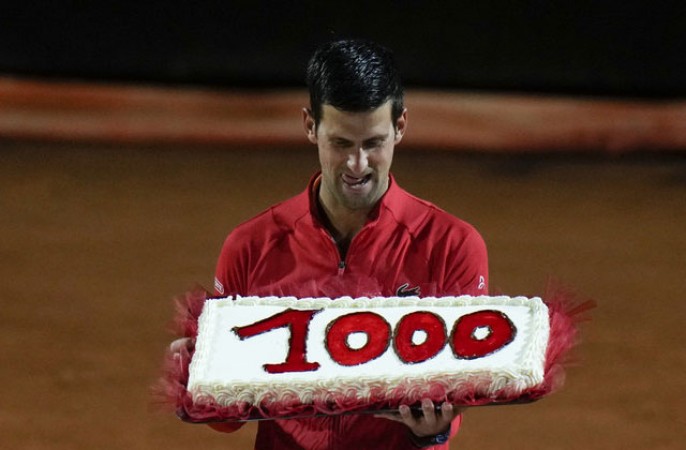 Novak Djokovic reaches the final of Italy Open with his 1000th win
