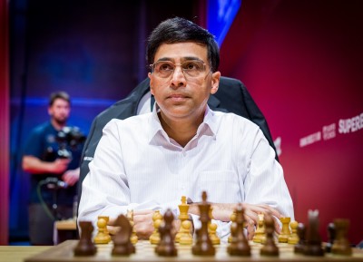 Viswanathan Anand won the big chess title a round before