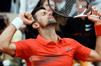 Novak Djokovic arrives for the 16th time in quarterfinals of French Open