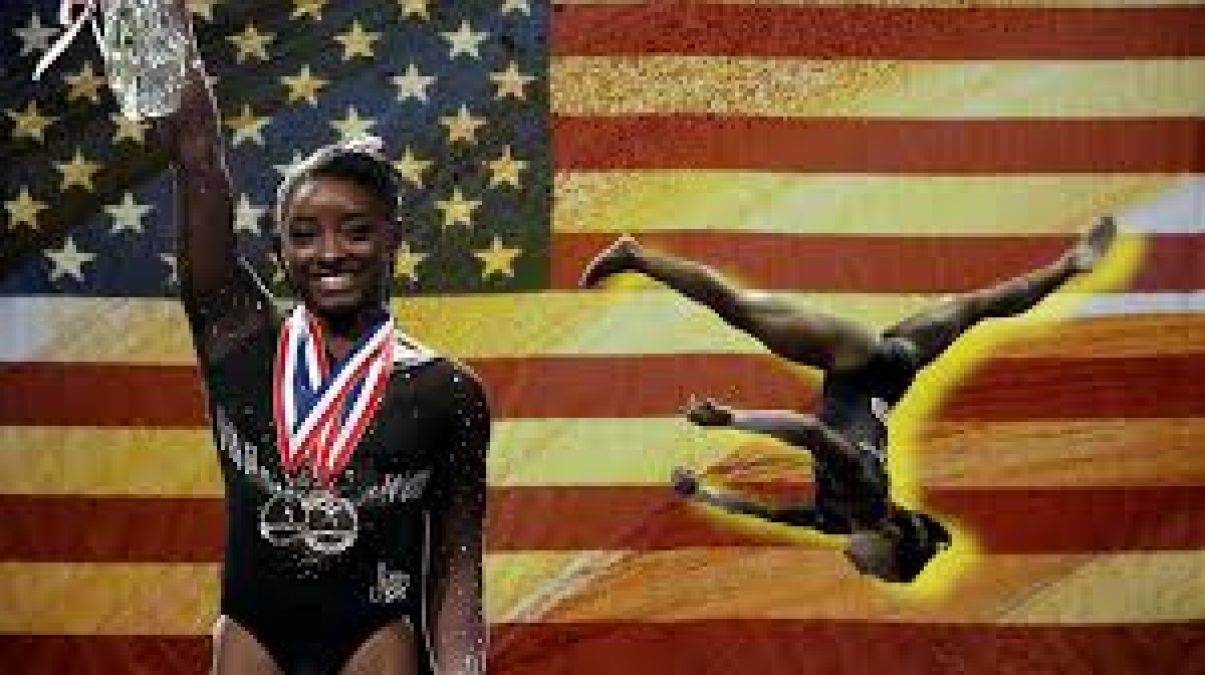 World Championship: America's Simone Biles set new world record