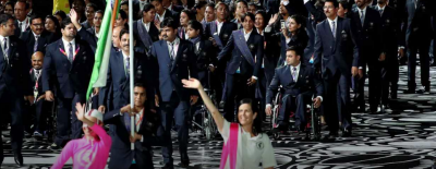 CWG Opening Ceremony 2018: Smiling Sindhu leads Indian Contingent