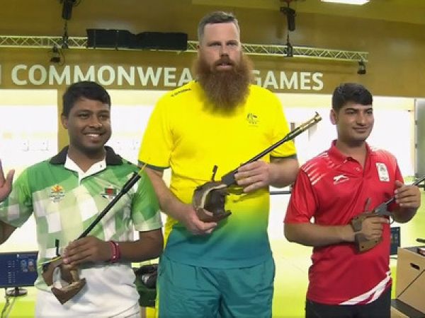 CWG 2018: Shooter Om Mitharwal wins bronze medal for India in 50m Pistol Men's final