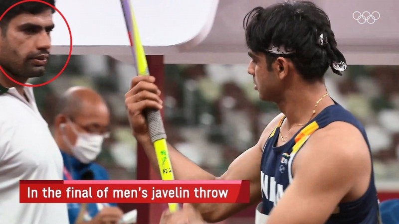 Watch! Neeraj Chopra couldn't find his javelin for the finals because of a Pakistani rival..'