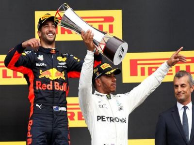 Three-time World Champion Lewis Hamilton wins Belgian Grand Prix