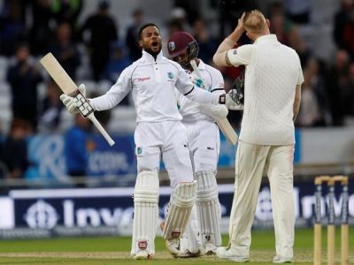 West Indies wins against England in the second Test