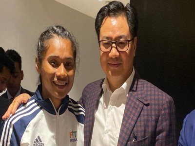 Hima Das will keep running for country: Rijiju after Assam govt appoints sprinter as DSP