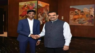 Gautam Adani Meets Chess Prodigy Praggnanandhaa, Extends Support