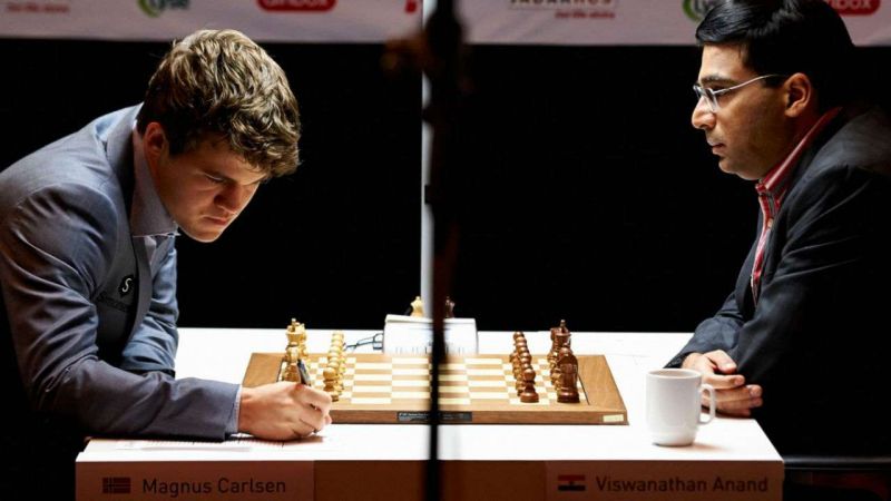 Anand draws with the World chess Champion Magnus Carlsen