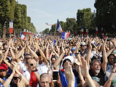 Grand welcome for France with FIFA World Cup Trophy