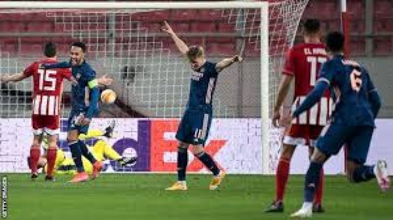 यूरोपा लीग: आर्सेनल ने ओलंपियाकोस में 3-1 से जीत की हासिल