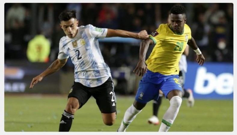 ब्राजील, अर्जेंटीना एक विश्व कप क्वालीफायर में अंक पर टाई