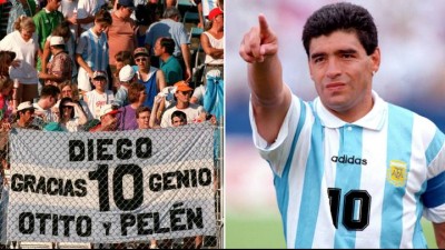 फुटबॉल के दिग्गज डिएगो माराडोना ने दुनिया को कहा अलविदा