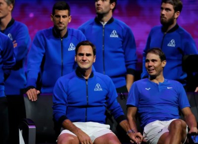 Roger Federer faces defeat against Rafael Nadal, bids emotional farewell