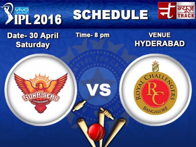 हैदराबाद अपना 'सन-राइज' करने आरसीबी के खिलाफ खेलेगा आज